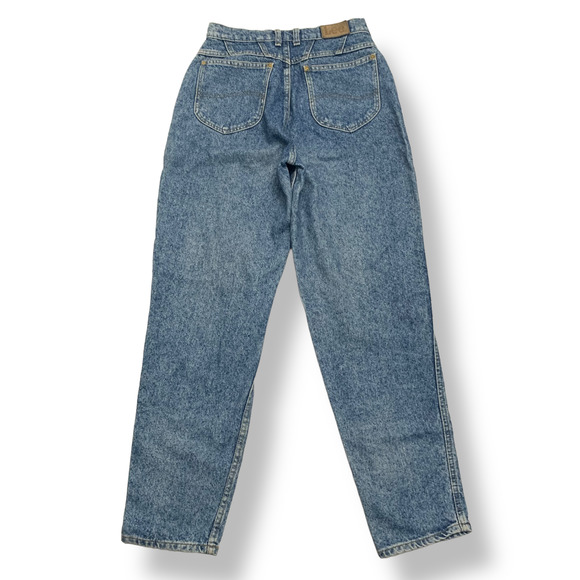 Vintage Lee Women's High Rise Straight Mom Jeans Acid Washed Blue Size 10 - Picture 2 of 9